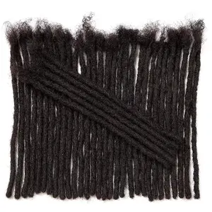 Extensions de Dreadlock faites à la main, 20 pouces, Double extrémité, Crochet de cheveux humains brésiliens, Boho Hippie Locs à vendre