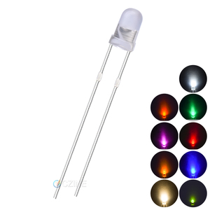 Đầu Tròn <span class=keywords><strong>3Mm</strong></span> Điốt Dip <span class=keywords><strong>Led</strong></span> Màu Đỏ Trắng Xanh Dương Màu Xanh Lá Cây Khuếch Tán Ánh Sáng Cao <span class=keywords><strong>3Mm</strong></span> Phát Ra Sương Mù <span class=keywords><strong>Led</strong></span> <span class=keywords><strong>3Mm</strong></span> - Product Image 1