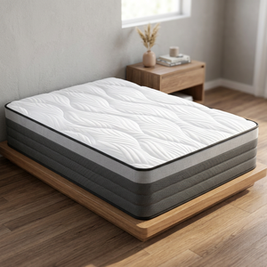 Matelas à ressorts ensachés de luxe avec tissu tricoté, design moderne, housse amovible, épaisseur 30 cm, pour chambre d'hôtel - Product Image 3