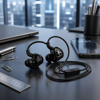 Écouteurs intra-auriculaires filaires TRN MTX haute fidélité avec diaphragme en béryllium de 10 mm, circuit magnétique double et câble remplaçable