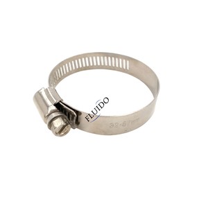 Abrazadera de manguera tipo GM (alemán medio) personalizada DIN3017 ancho de banda 12mm, llave de 7mm - Product Image 1