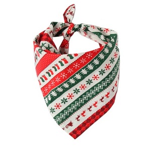Wholesale Cotton <strong>Christmas</strong> Style <strong>Christmas</strong> <strong>Dog</strong> <strong>Bandana</strong> - Product Image 5