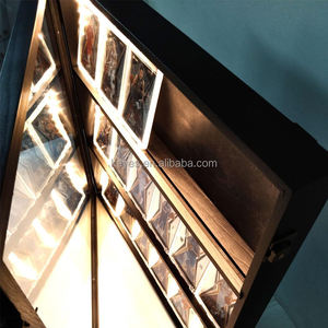 Modern özelleştirilmiş beyzbol kartı ekran kutusu-kademeli spor kart vitrin rafı-duvar montaj kilitlenebilir ticaret kartları çerçeve - Product Image 3