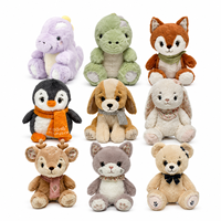 Jouets en peluche douce EPT, animaux en fourrure de lapin artificielle, 20 à 22 cm, 9 styles, cadeaux mignons pour enfants, vente en gros