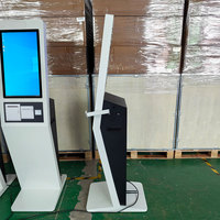 Kiosco de Autoservicio Android de 21.5 Pulgadas para Restaurante de Hamburguesas con Impresora y Soporte para Punto de Venta