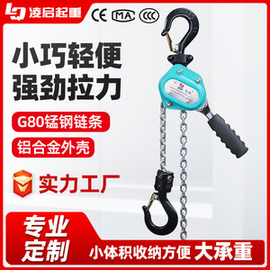 Miniature Hand Operated Lever <b>Hoist</b> 0.5 Ton Chain <b>Hoist</b> Portable Lifting Tool For Ground Operation - Product Image 5