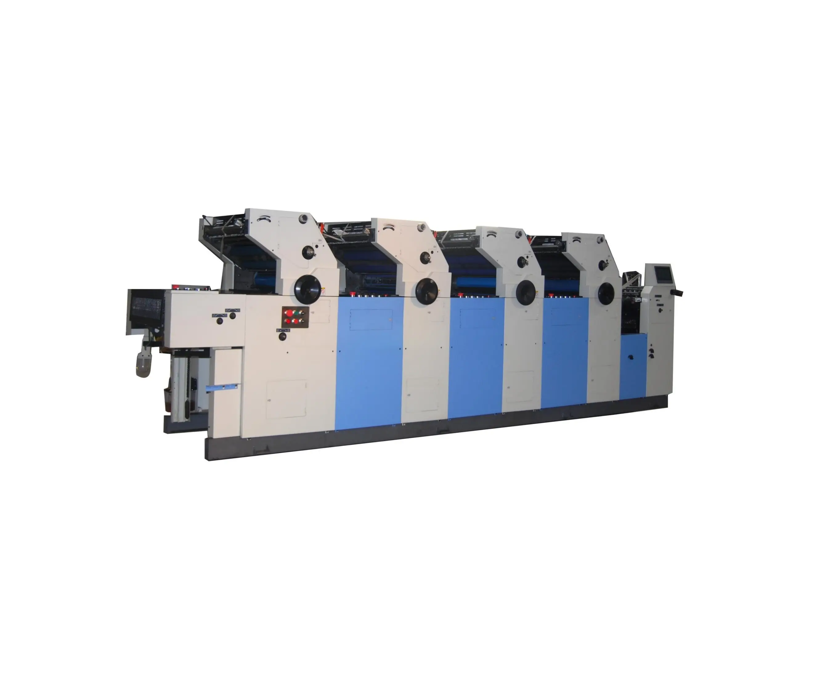 4 color 4 station offset printing machine for non woven bags