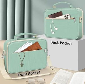 Échantillon Gratuit - Étui de Transport Grande Capacité Tendance pour Livres, Bible, avec Compartiments pour Stylos et Poche Zippée - Personnalisable pour Femme - Product Image 2