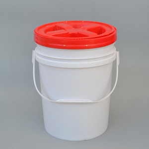 Seau en plastique XIANGSHI personnalisé avec couvercle et poignée, logo personnalisé, seau à <span class=keywords><strong>peinture</strong></span> <span class=keywords><strong>jetable</strong></span> épaissi 20L - Product Image 2