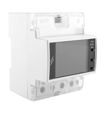 AT4PW 100A Tuya WIFI Din Rail Smart Meter AC 220V 110V Digital Energy Meter Voltage Power Electric Power Monitor