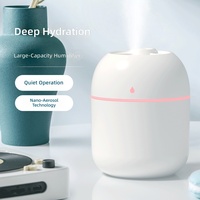 Humidificateur à gouttes d'eau de 220 ml, portable, USB, silencieux, grand pulvérisateur d'air, diffuseur d'huiles essentielles pour la maison
