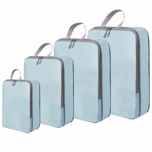Bolsa de Almacenamiento de Viaje de Gran Capacidad Personalizada, Juego de Ocho Piezas de Compresión, Organizador de Cosméticos de Poliéster, Cubos de Embalaje - Product Image 4