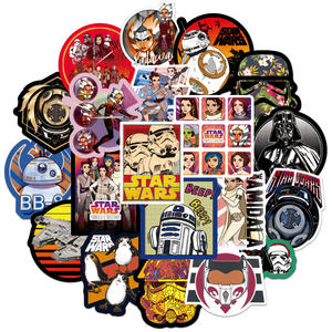 100 Nouvelles Autocollants Super-Héros <span class=keywords><strong>Star</strong></span> Wars Géants pour Valise, Skateboard, PVC Imperméable, Papeterie - Product Image 4
