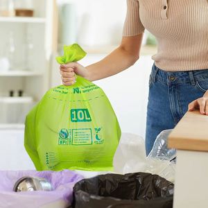 OEM Customized Eco-friendly Biodegradable <b>Compostable</b> Garbage <b>Bags</b> Recycled Plastic Trash <b>Bag</b> - Product Image 5