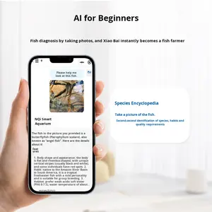 Akuarium Kaca Ultra-putih Ramah Lingkungan, Senyap, untuk Rumah, Meja, Ruang Tamu, Kantor, dengan AI Cerdas, Desain Terbuka, dan Ukuran Kecil. - Product Image 6