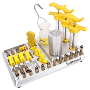 LEBYCLE, <span class=keywords><strong>Kit</strong></span> de purga de freno hidráulico de aleación de aluminio para bicicleta, Base de inyector de aceite de freno de bicicleta, herramienta de llenado de plato de aceite para Ezmtb 23pro - Product Image 5
