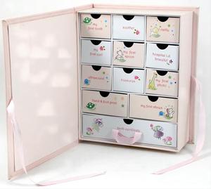 Scatola di ricordi di lusso per bambini con stella della luna scatola di memoria per matrimoni regali di <span class=keywords><strong>fidanzamento</strong></span> per coppie - Product Image 3