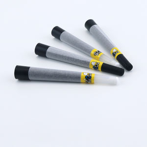 Embouts filtrants coniques en silicone pour papier à rouler, accessoires pour fumeurs de tabac, 109 mm, bande avec logo, cônes pré-roulés personnalisés - Product Image 1