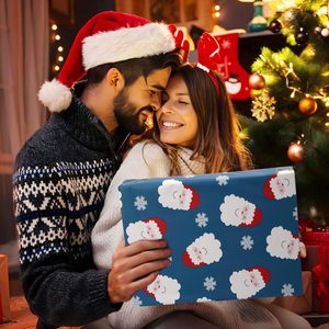 Bolsas de Envío Impermeables para Ropa, Bolsas de Correo Resistentes a Desgarros, Bolsas de Envío Fuertes con Autosellado - Santa Claus y Copos de Nieve - Product Image 6