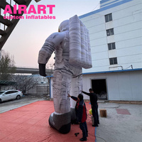 Ballon gonflable en forme de mascotte d'astronaute pour la décoration de fête, pour les ornements de festival de musique