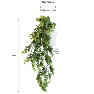 Hanging Artificial <strong>Plants</strong> <strong>Trailing</strong> <strong>Plants</strong> Hanging <strong>Potted</strong> <strong>Plants</strong> for Home Kitchen Garden Office Shelf Wall Decor