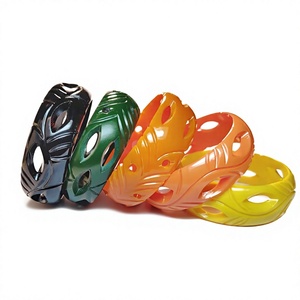 Artistic Resin Carved <b>Bangles</b> With Floral Pattern Round Shape For Wedding Decoration And Gift <b>Love</b> Theme Casting Craft for Woman - Product Image 3