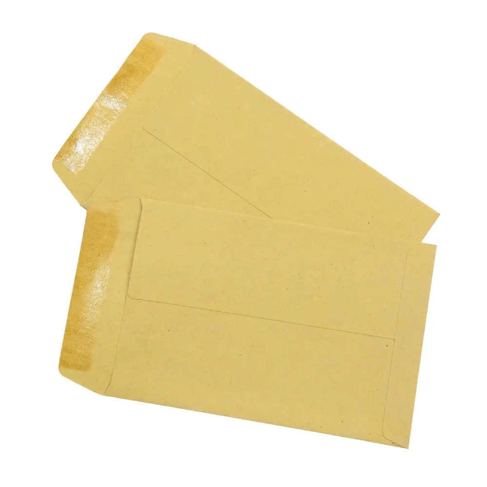 하드 크래프트 종자 봉투 공장 OEM 서비스 허용 가장 저렴한 갈색 판지 흰색 크래프트 귀여운 A4 종이 우편 봉투 광장