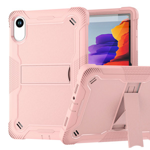 Rugged Cover for Redmi Pad 2 2025 Pad2 <strong>4G</strong> <strong>Silicone</strong> Three-in-One Shockproof Case with Phone Grip Kickstand Tablet Covers &amp; Cases - Product Image 3