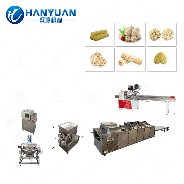 Manufacturer Automatic Puffed Rice Cake Processing Line