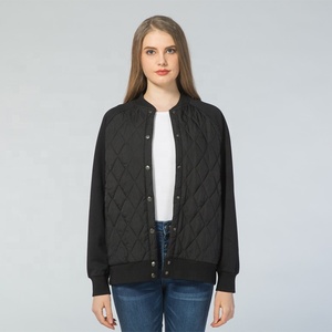 Blousons bombardier matelassés à fermeture éclair pour femmes, ODM OEM 2023 - Product Image 1