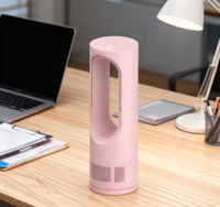 Nouveau ventilateur de ventilation sans lame Mini Portable BLDC breveté 1-5 vitesses oscillation 60 ° pour l'utilisation de la chambre d'hôtel au bureau à domicile