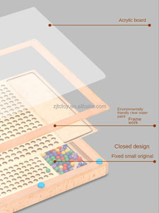 Yeni çocuk eğitici oyuncaklar manyetizma çizim tahtasında bebek ahşap oyuncaklar - Product Image 5