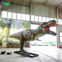 Modèle de dinosaure tyrannosaure géant animatronique du parc Gecai Dino à vendre