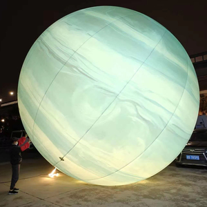 Decoración de Jardín con Temática Espacial Brillante para Exteriores y Exhibiciones de Eventos Festivos, Modelo de <span class=keywords><strong>Planeta</strong></span> Inflable con Luz LED - Product Image 2