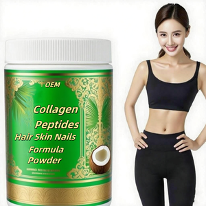 Peptidi di collagene bovino idrolizzato di proteine cheto senza zucchero che bevono la pelle in polvere per unghie prodotto di bellezza sapore di vaniglia - Product Image 1