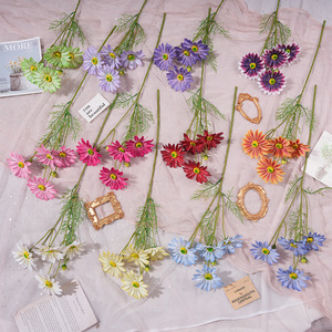 Non-Flocked Cosmos <b>Artificial</b> <b>Flowers</b> Silk Wedding Decor Floor <b>Arrangements</b> Photography Props Home Decor - Product Image 1