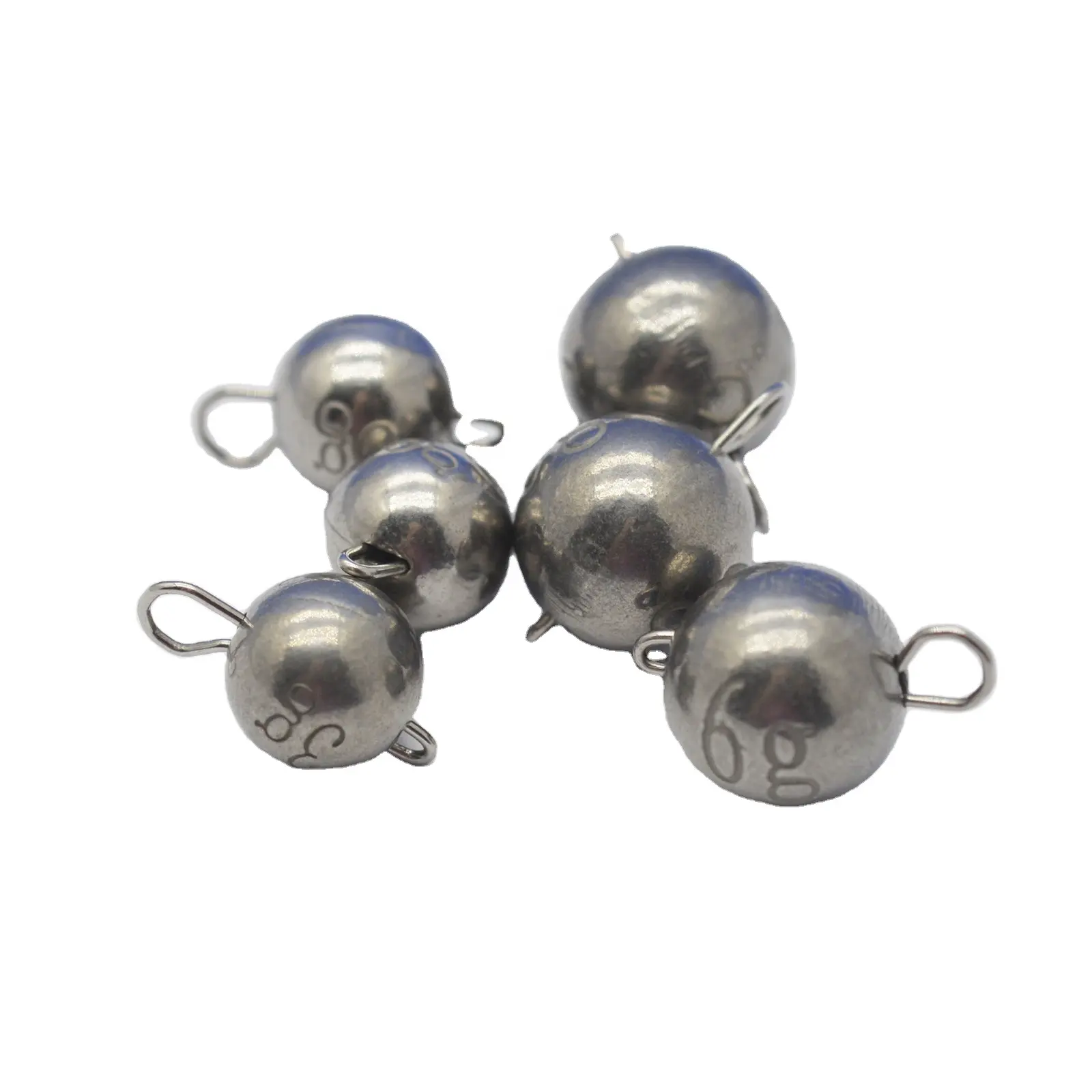 Mới vonfram câu cá sinkers vonfram đầy màu sắc trọng lượng tự nhiên cheburashka sinkers trong kho