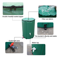 Baril de récupération d'eau de pluie pliable et résistant aux UV, série domestique, très vendu