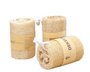 Logo personnalisé Produits de salle de bain Accessoires Ensembles de bain Tampon exfoliant Brosse Éponge Épurateurs Sac de savon en sisal Luffa naturel - Product Image 3