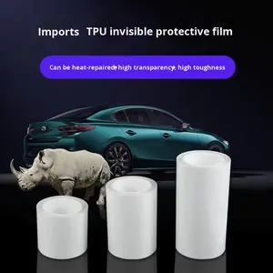 <span class=keywords><strong>Housse</strong></span> de protection transparente auto-adhésive en TPU pour véhicules électriques, motos et voitures, panneau de <span class=keywords><strong>porte</strong></span> 10/20/30cm, une pièce, ajustement OLIVER - Product Image 1