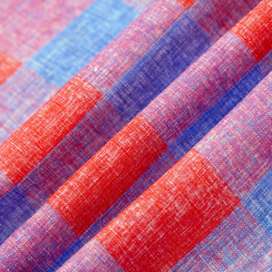 Tissu en <span class=keywords><strong>lin</strong></span> biologique uni pour homme, respirant, tissé, à carreaux, imprimé numériquement, pour chemise ou robe - Product Image 5