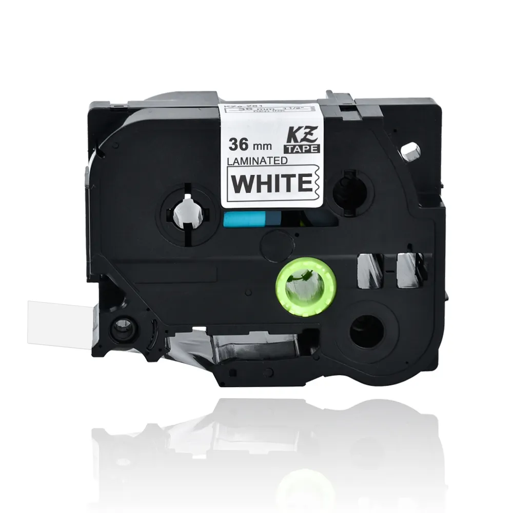 12mm AZe-231 kompatibles Brother P-Touch TZ231 Schwarz auf weißem Etikettenband 