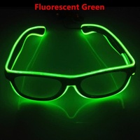 Heißer Verkauf Kreative LED-Sonnenbrille Leuchtende Lichtbrille für Feiertage PVC-Blinkbrille Diwali Weihnachten LED-Leuchtbrille