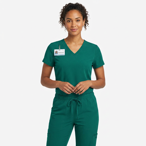 Fabricant de vêtements médicaux pour infirmières, vêtements de travail médicaux confortables, ensemble uniforme à deux poches, vente en gros personnalisée - Product Image 1