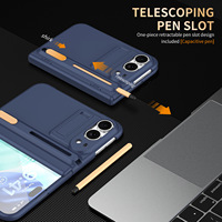 Coque de téléphone à clapet tendance IDEAL pour iPhone Duo avec fente pour stylet, protection intégrale antichoc et film inclus – Vente en gros usine
