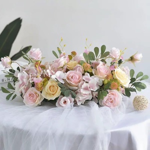 Wholesale White and Pink Silk Flower <b>Arch</b> <b>for</b> Wedding and Event Decoration <b>for</b> Mother's Day and Christmas - Product Image 3