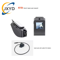 Caméra de voiture miniature à double objectif 4G avec carte SIM, enregistreur vidéo en direct via application, suivi GPS, surveillance à distance MDVR JX19 pour camion