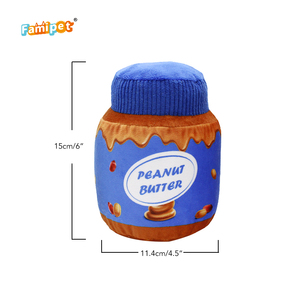 Famipet - Juguetes de Peluche para Mascotas, Serie de Botellas de Mermelada de Diseño, Juguetes Chirriantes para Perros - Product Image 2