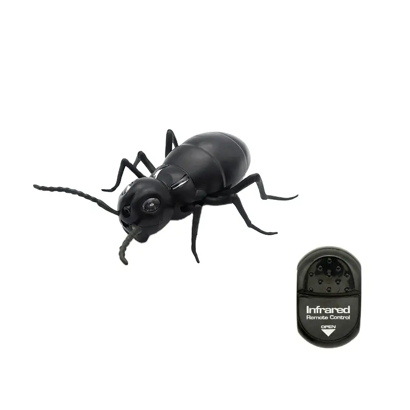 Bemay Toy Remote Control Infrared Black Plastic Ant Toy For Sale RC Insect for Kids