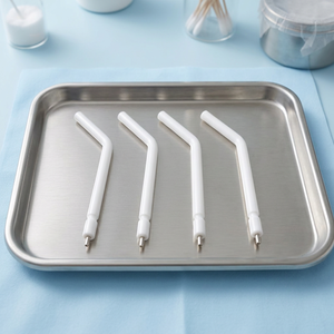 <b>Disposable</b> 3-Way Stainless Steel Interior Pipe White Class I Manual Power Source Oral Therapy Equipment Accessories PVC Material - Product Image 2